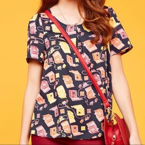 ModCloth Research High and Low Top in Retro Tech